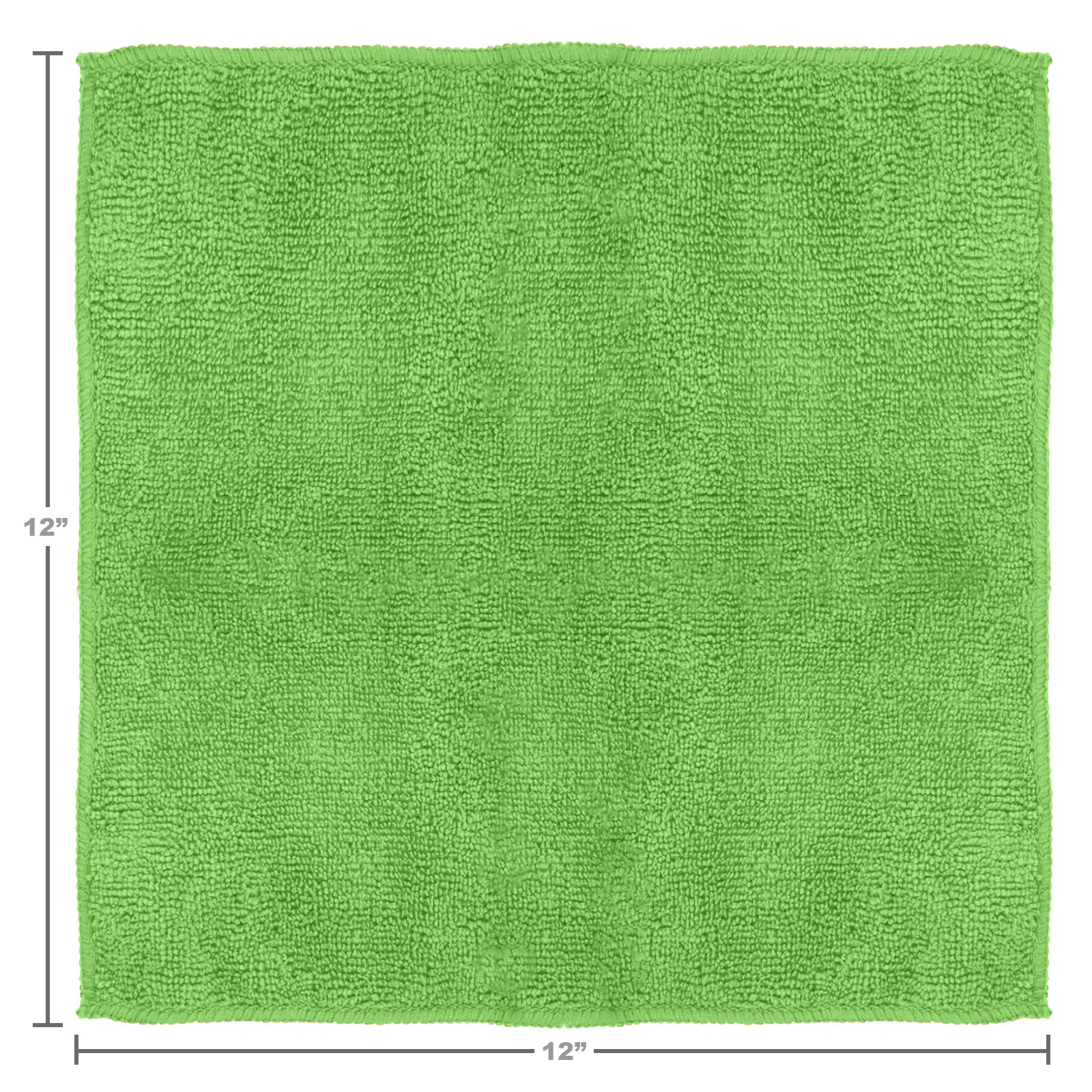 Microfiber Cleaning Cloths, 12 Pack Car & Home Towels Rags No Scratch -12″ x 12″