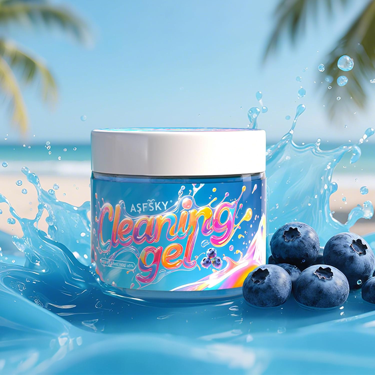Car Cleaning Gel (Blue,Blueberry) Cleaning Putty Universal Dust Cleaning Car Int