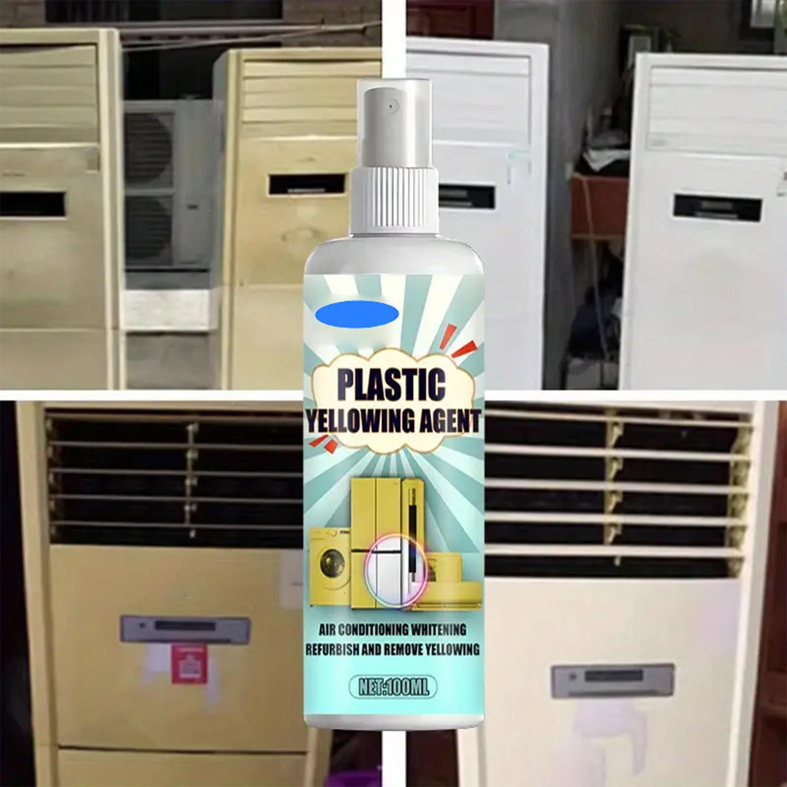 1PC Plastic Yellowing Remover Anti Oxidation Cleaning Agent 100ml