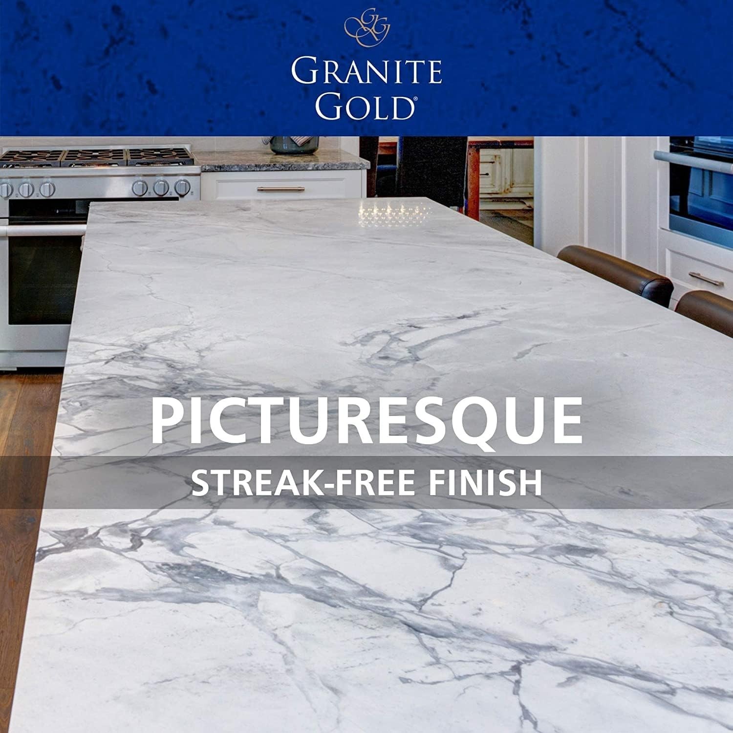 Daily Cleaner for Granite & Marble – 3-Pack Citrus Scent, Streak-Free Finish
