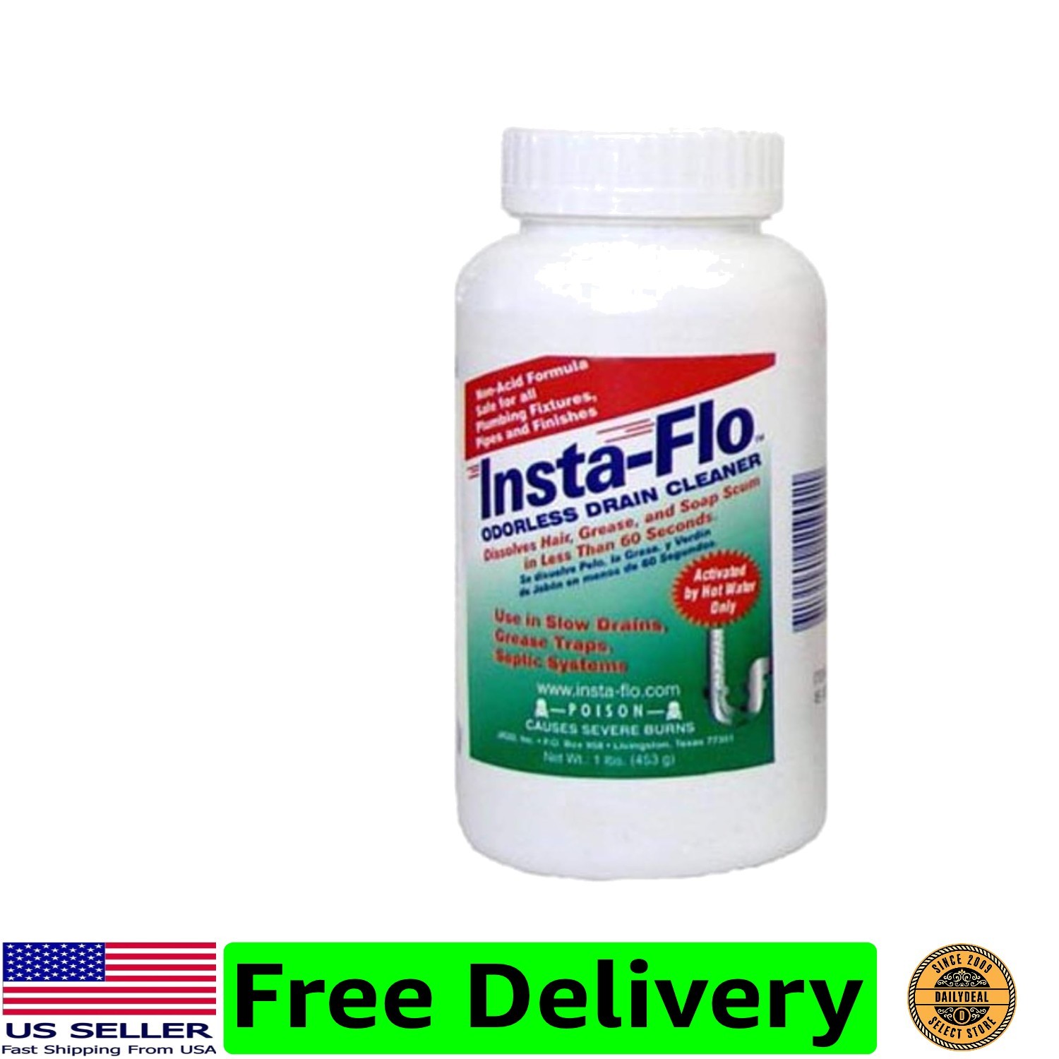 Thrift Marketing IS- 1 LB Insta Drain Cleaner