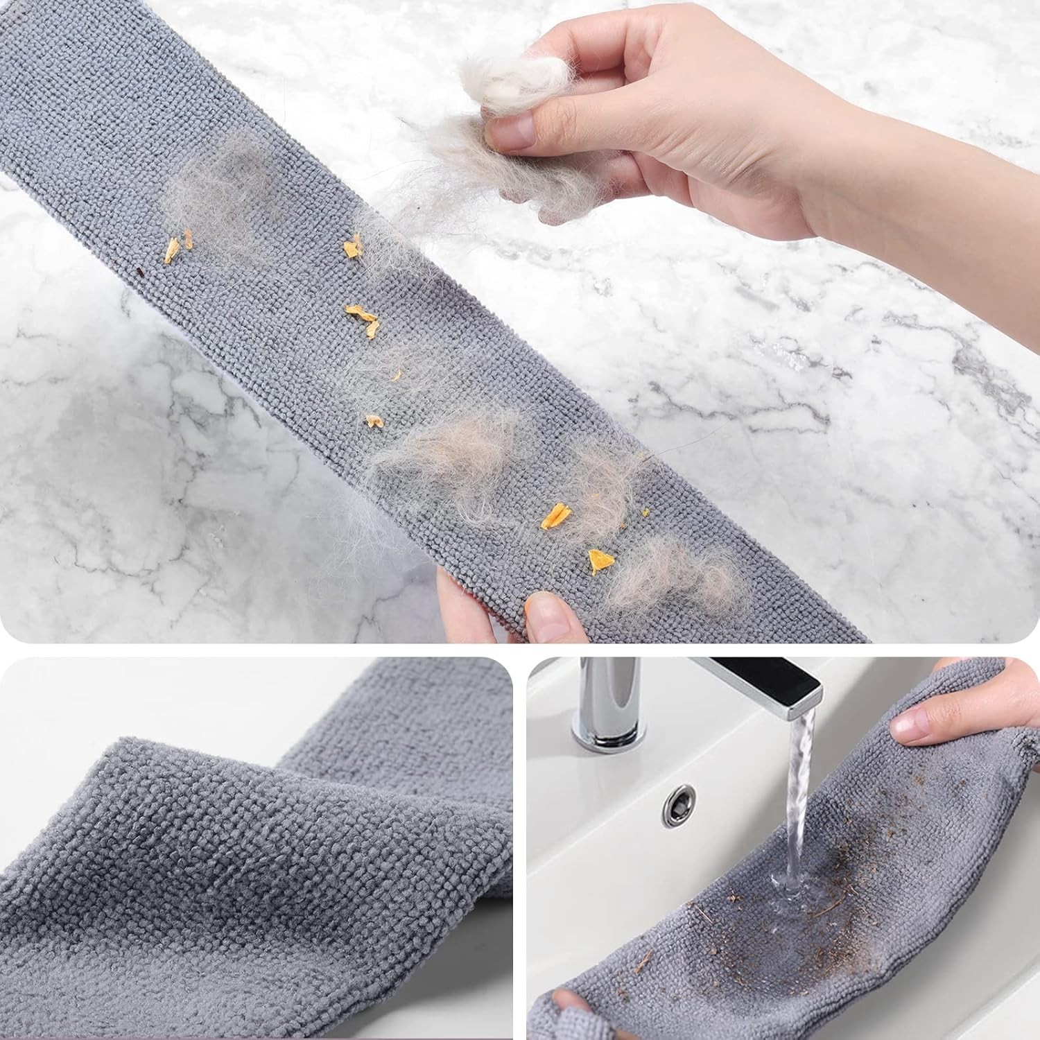 Retractable Gap Dust Cleaner with 3 Microfiber Dusting Cloths & 30-100 inch E…