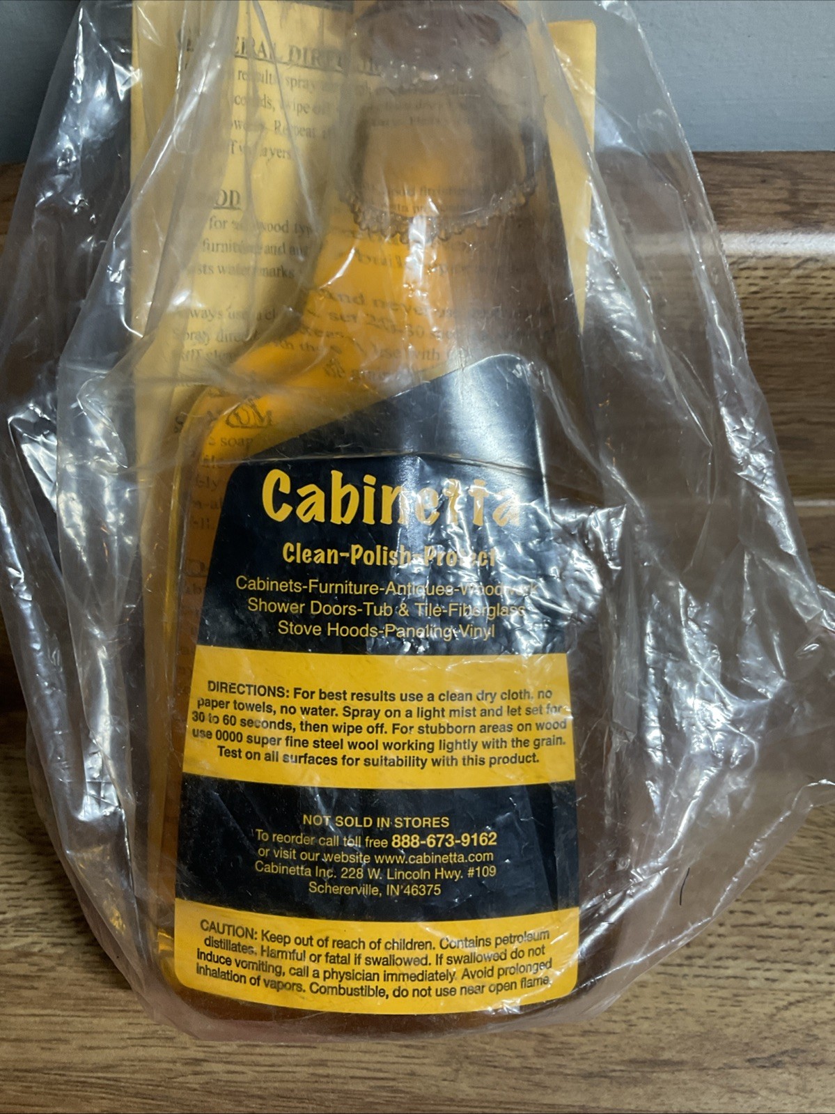 Cabinetta Orange Brite Wood Cabinet Cleaner 16 oz Trigger Spray NEW