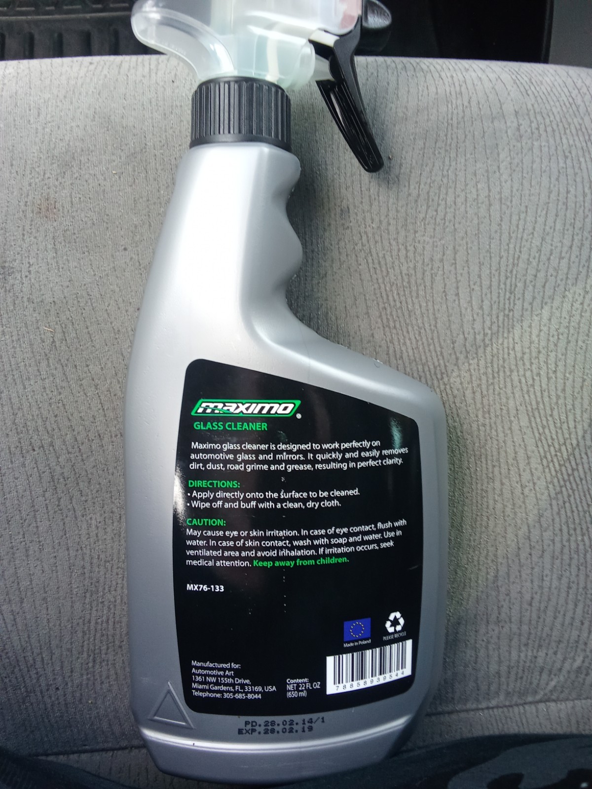 GLASS CLEANER FOR CAR PERFECT CLARITY