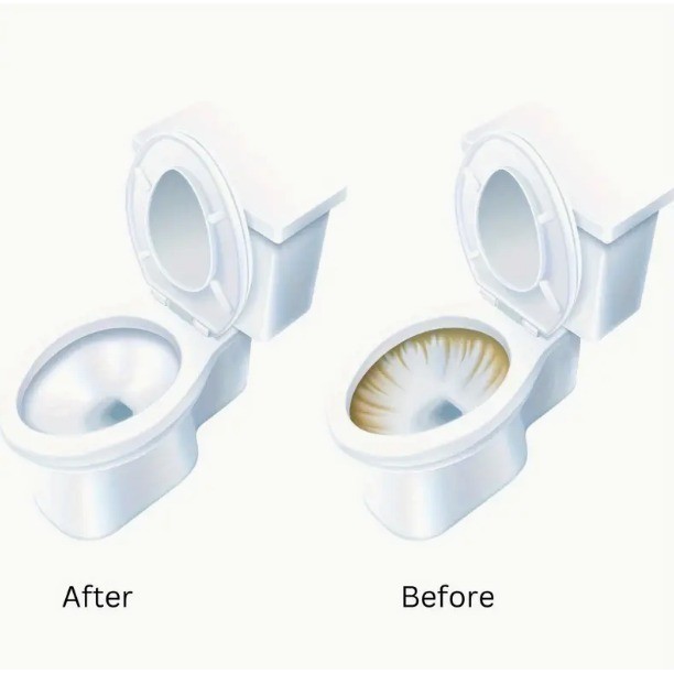 Magnetic Toilet Bowl/Tank Cleaner – 4 Pack – Chemical/Scent Free and Pet Safe