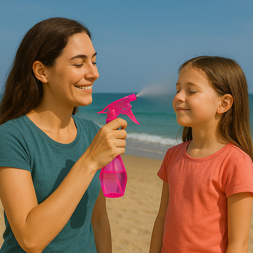 2-Pack 22oz Diamond Pink Spray Bottles – Adjustable Nozzle for Plants, Cleaning,