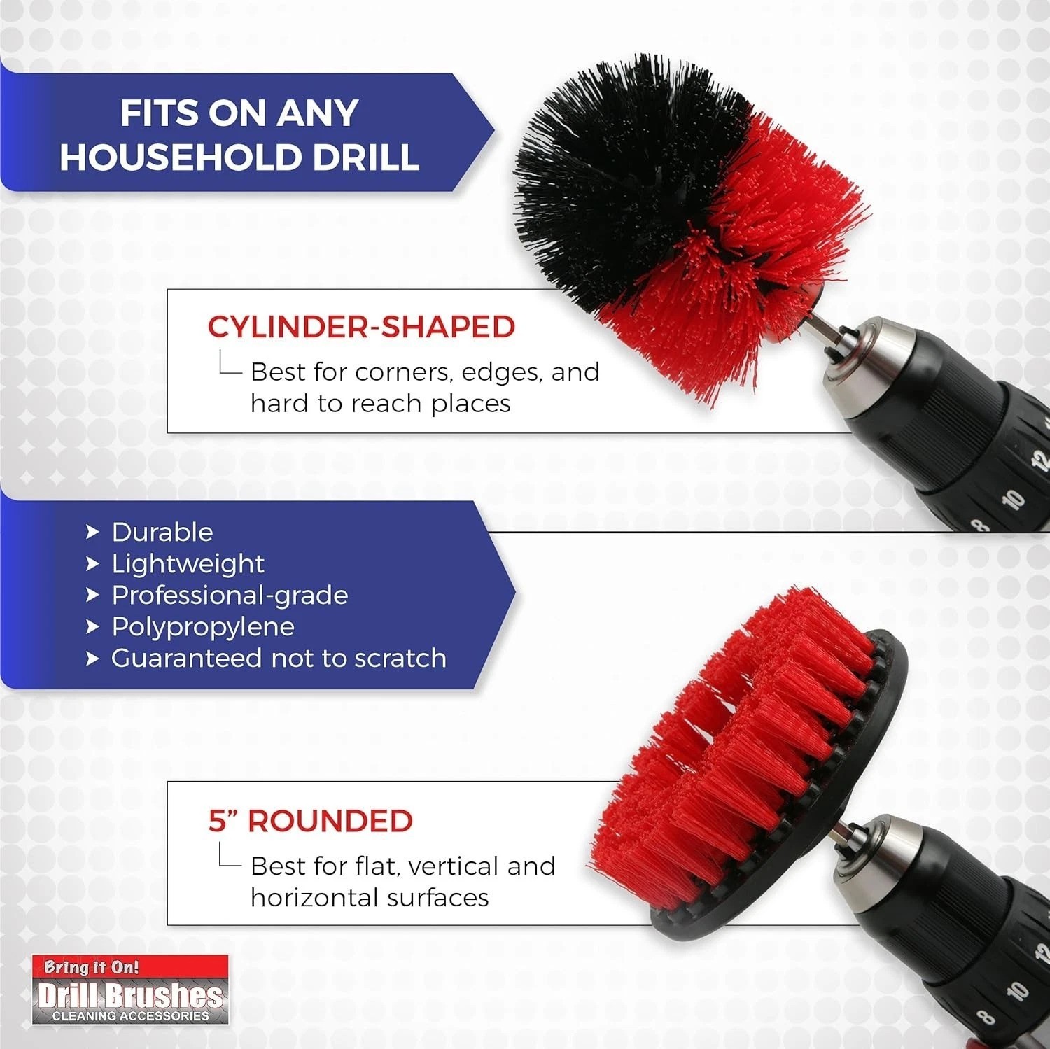 Transform Your Cleaning Routine: Hard Water Remover Plus Drill Brush Attachments