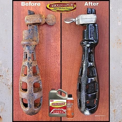 Heavy Duty Rust Remover 128 oz – Safe for Auto Parts, Hardware & Antiques