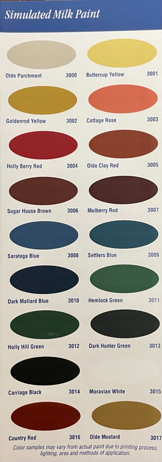Olde Century Colors Simulated Milk Paints