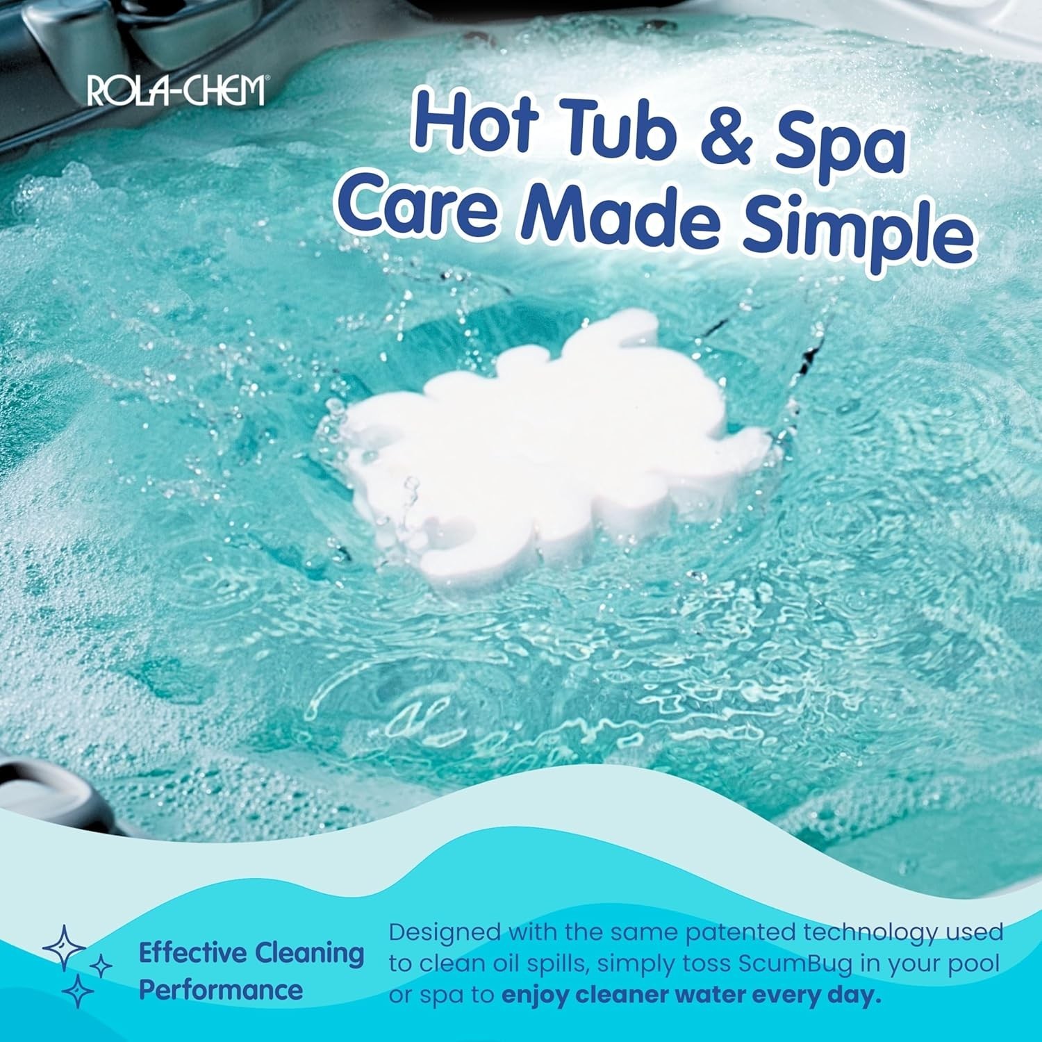 Scumbug 2-Pack: The High-Rated Spa & Pool Oil & Grime Absorber