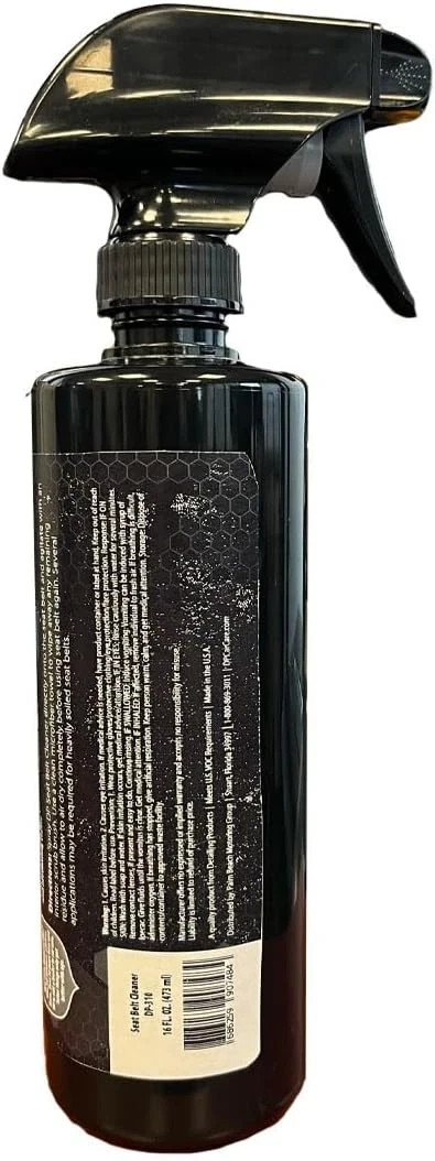 Cleaner | Effectively Removes Dirt & Stains from Seat Belts | Safe for All Fabri