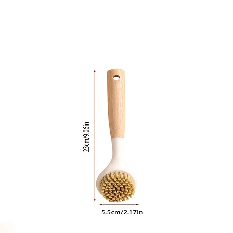 Dish Brush with Handle Kitchen Cleaning Brush Set for Pot, Pan