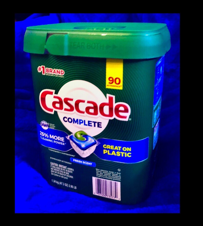 90ct CASCADE Complete Dawn Grease Fight DISHWASHER DETERGENT Packs FRESH SCENT