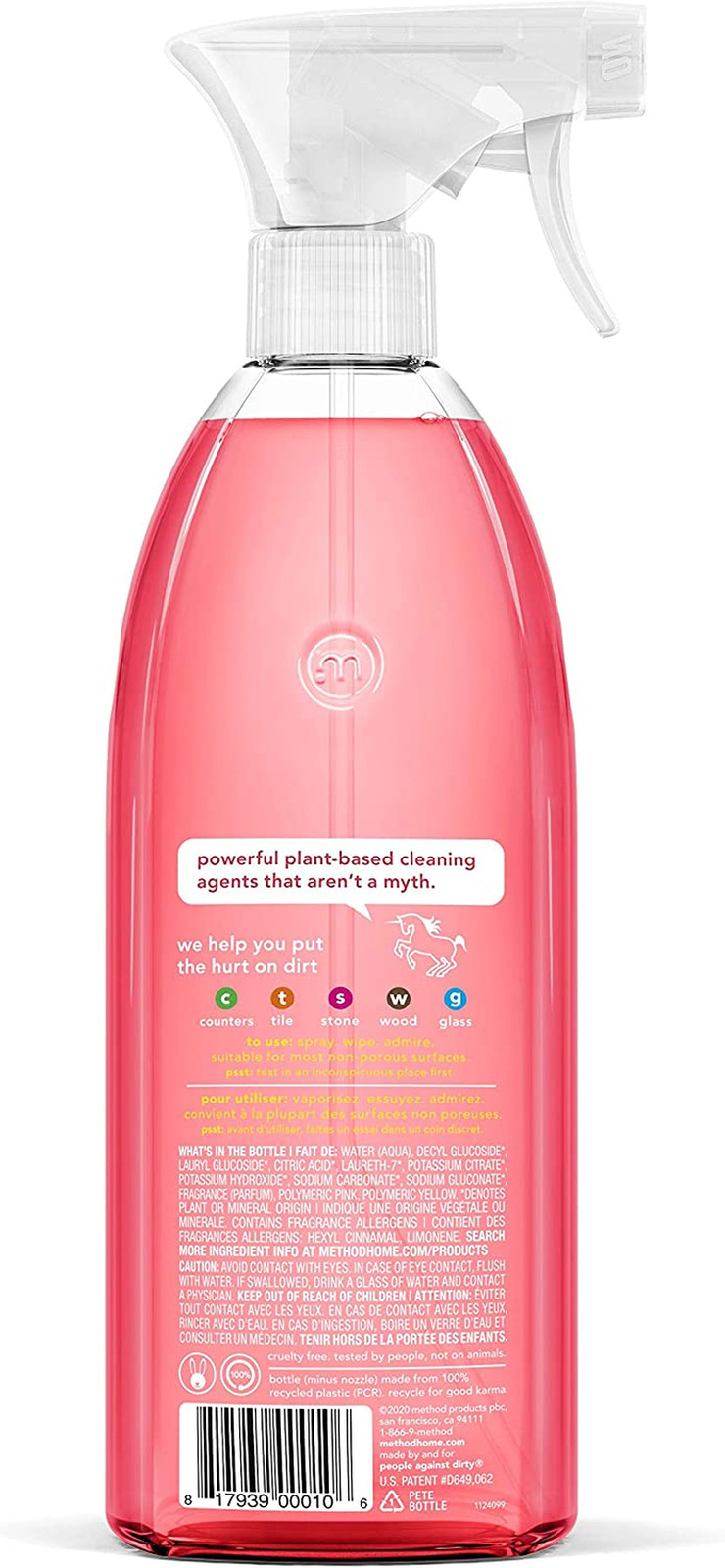 All-Purpose Cleaner, Pink Grapefruit, Plant-Based and Biodegradable Formula Perf
