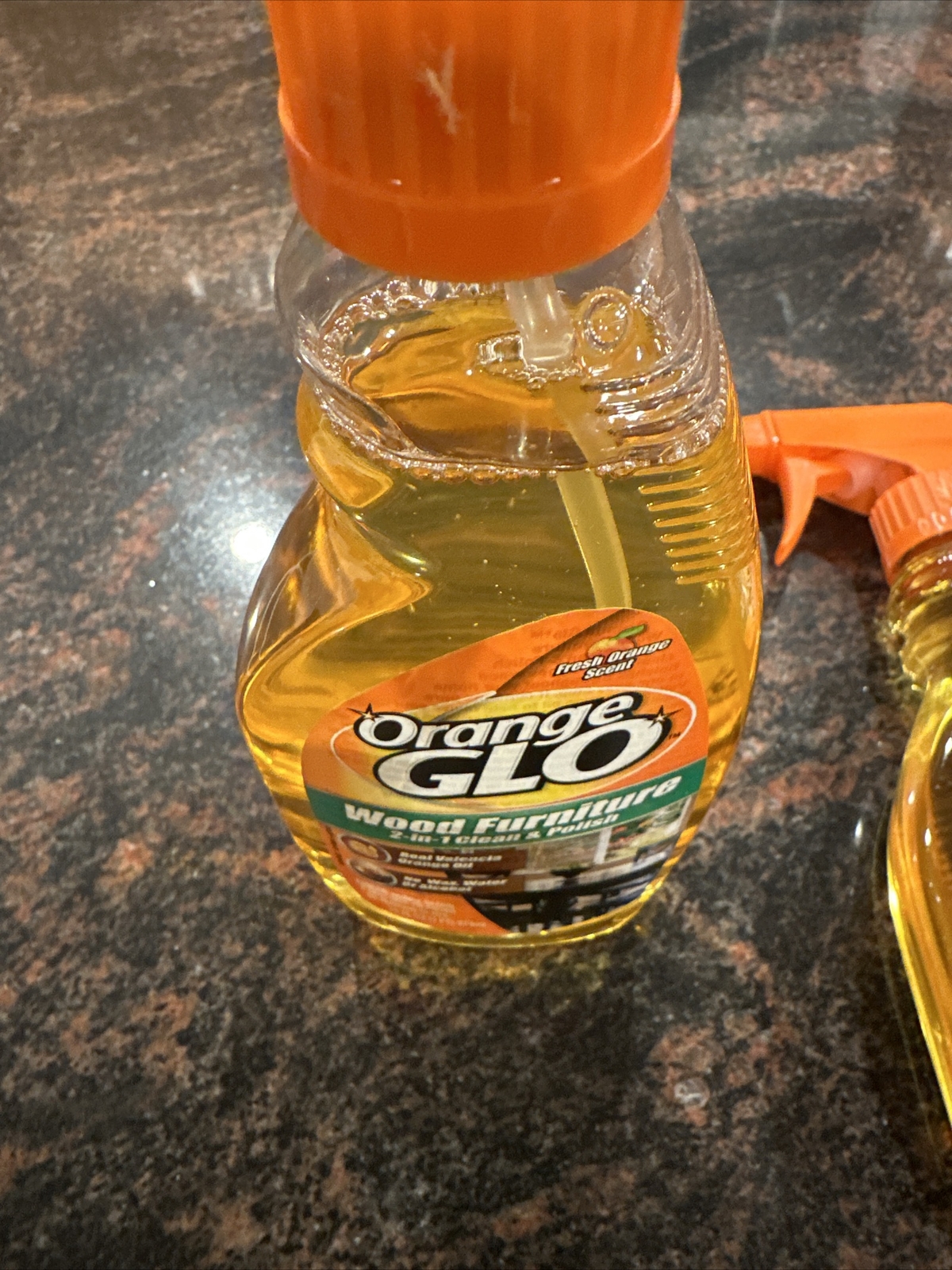 Orange Glo 11995 16 Oz Wood Cleaner & Polish plus BONUS bottle! 1 new & Bonus
