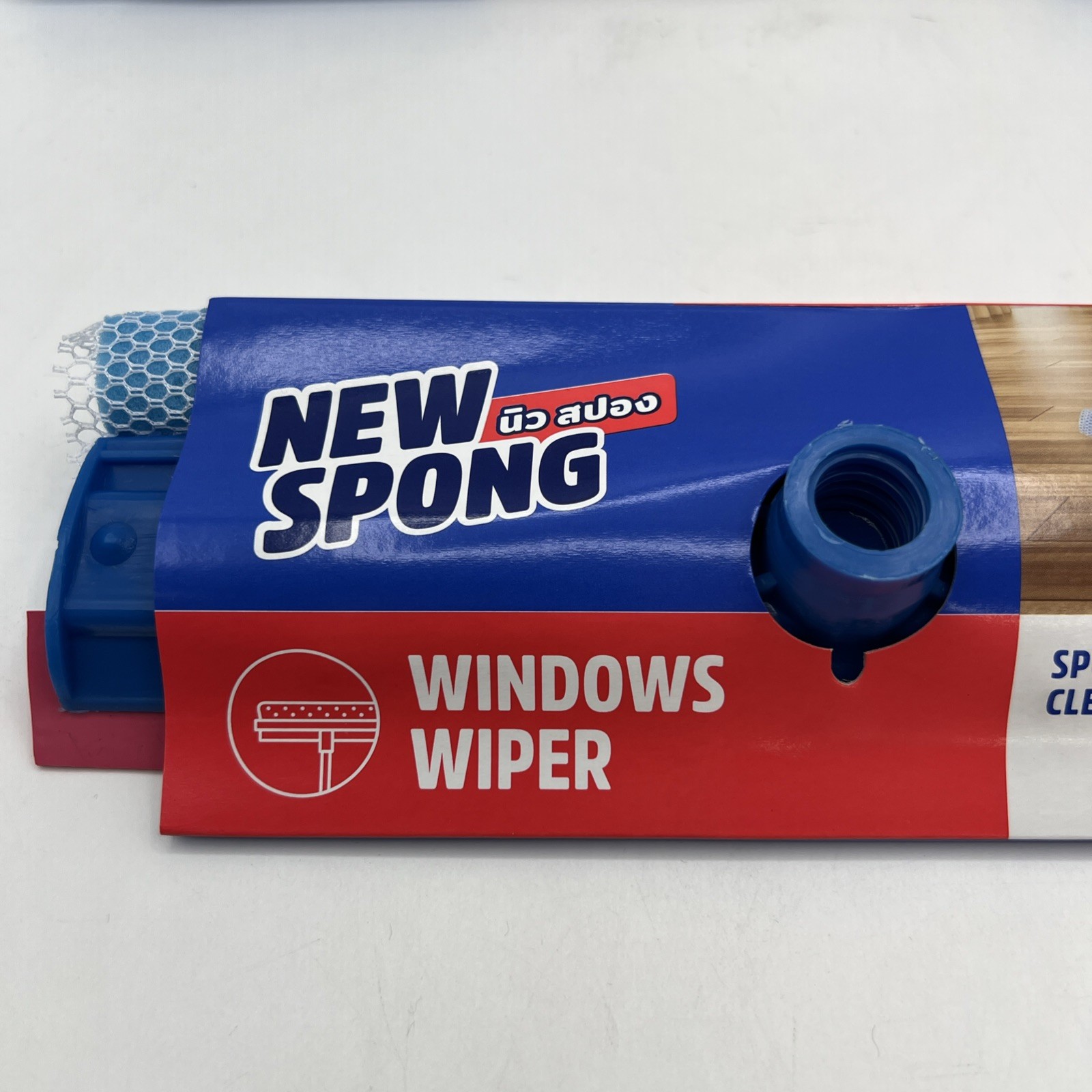 Telescopic Window Squeegee 24″ Cleaner Squeegie Brush Shower Car Wiper Sponge