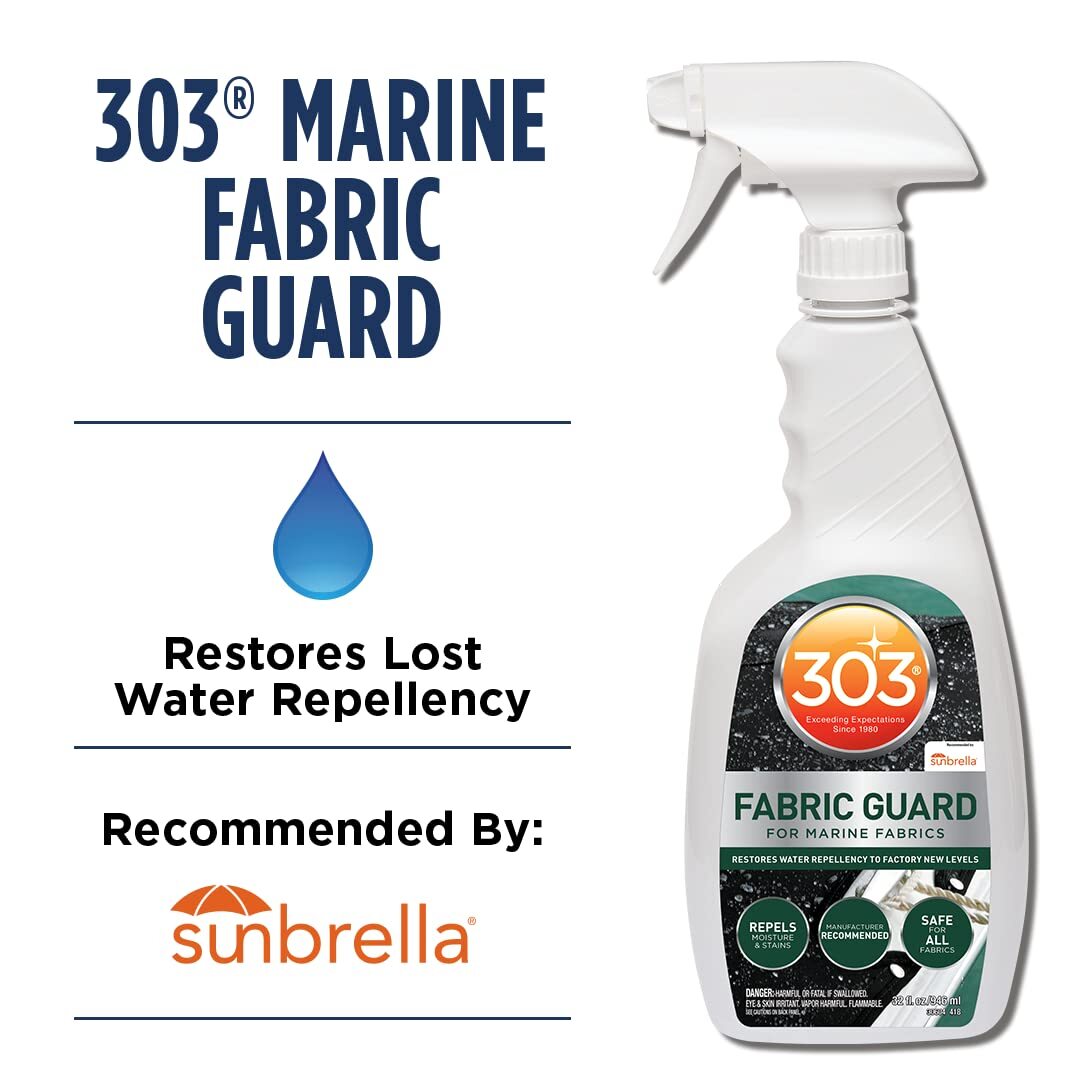 303 Marine Fabric Guard 32 Oz Water Repellent Protectant for All Fabrics