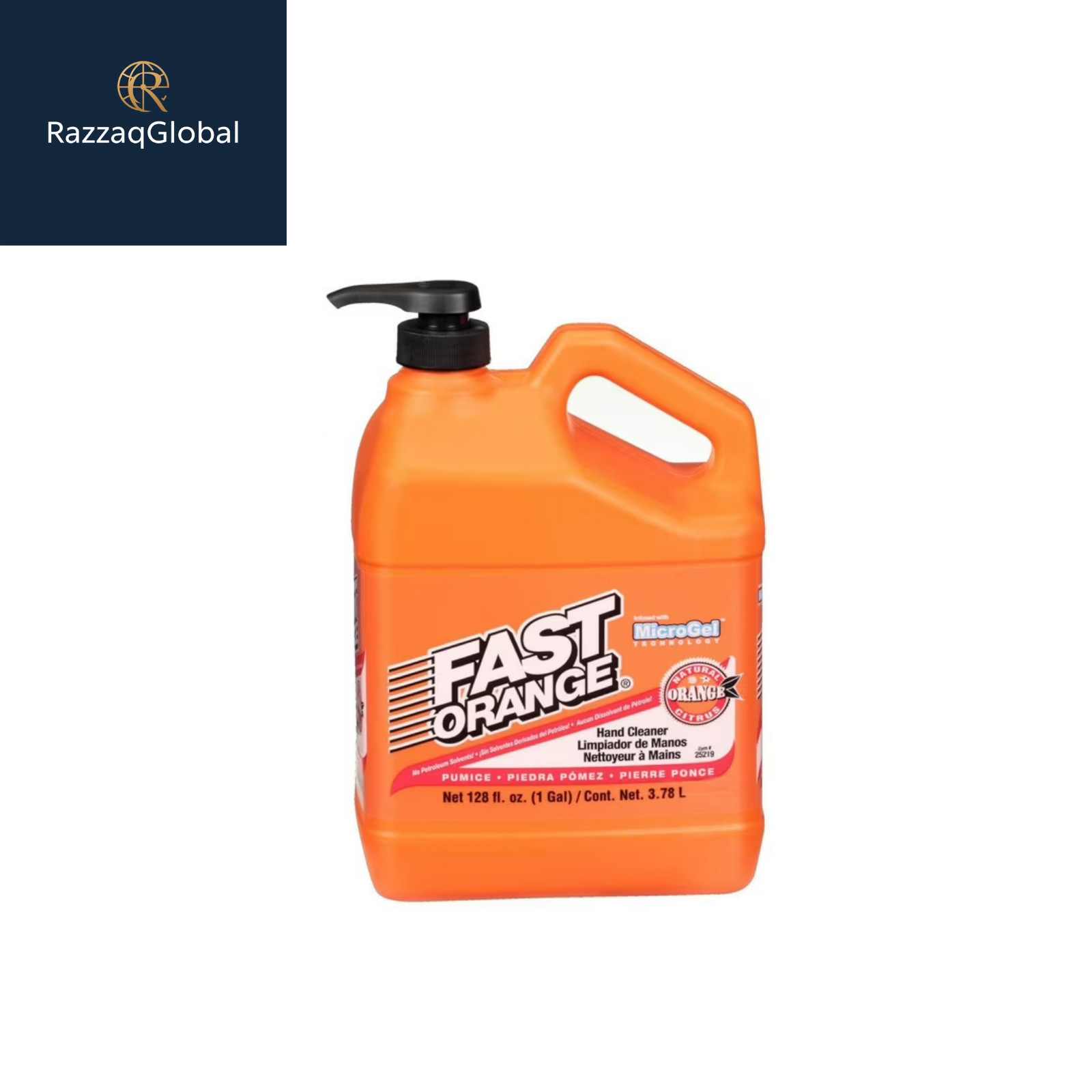 Permatex Fast Orange Pumice Hand Cleaner, 1 Gal