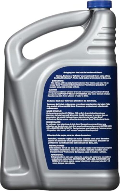 Professional Series Hardwood Floor Cleaner Refill, 128 128 Fl Oz (Pack of 1)