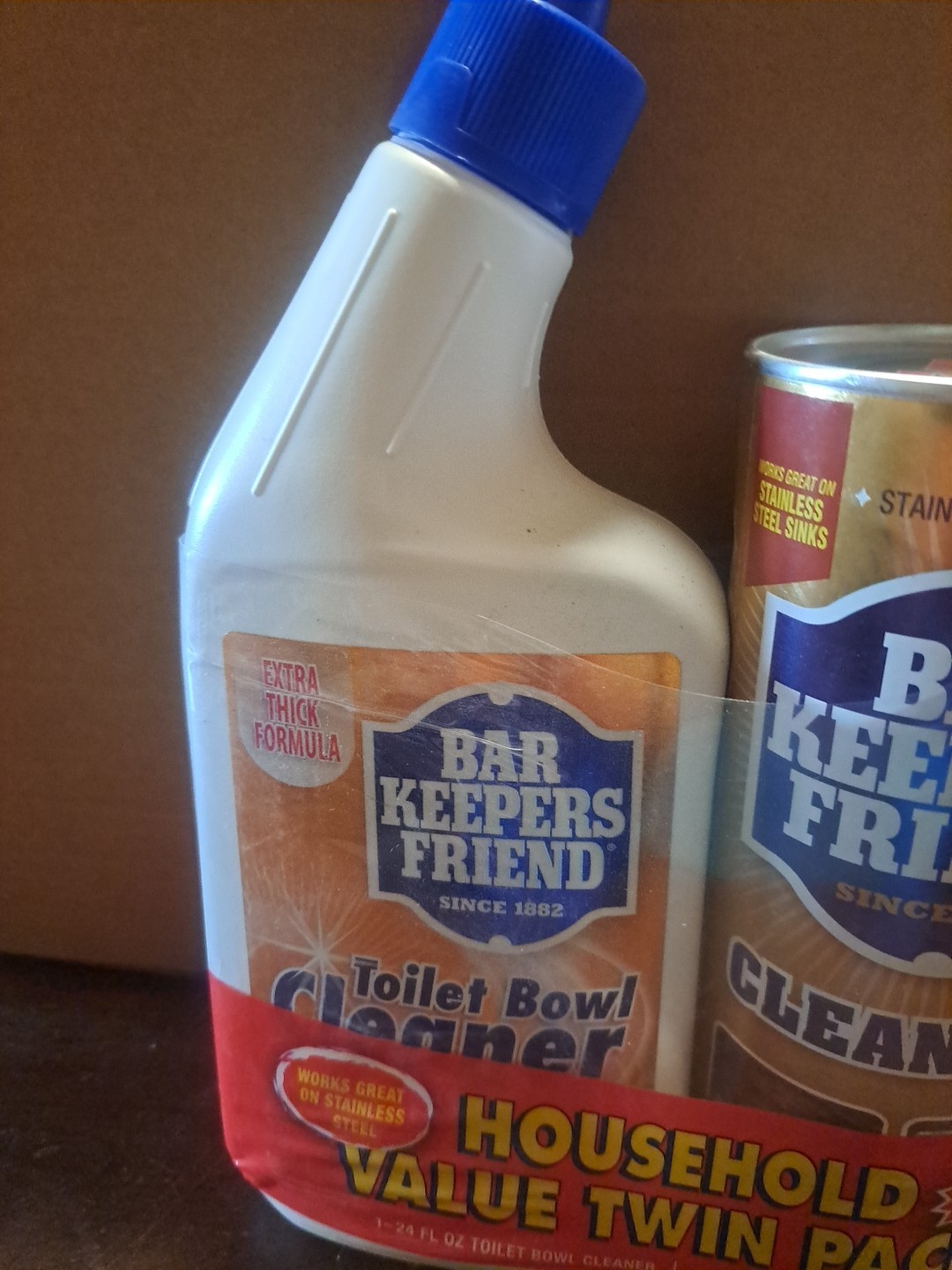 Bar Keeper’s Friend Bathroom Twin Pack Toilet Bowl Cleaner Powdered Cleanser