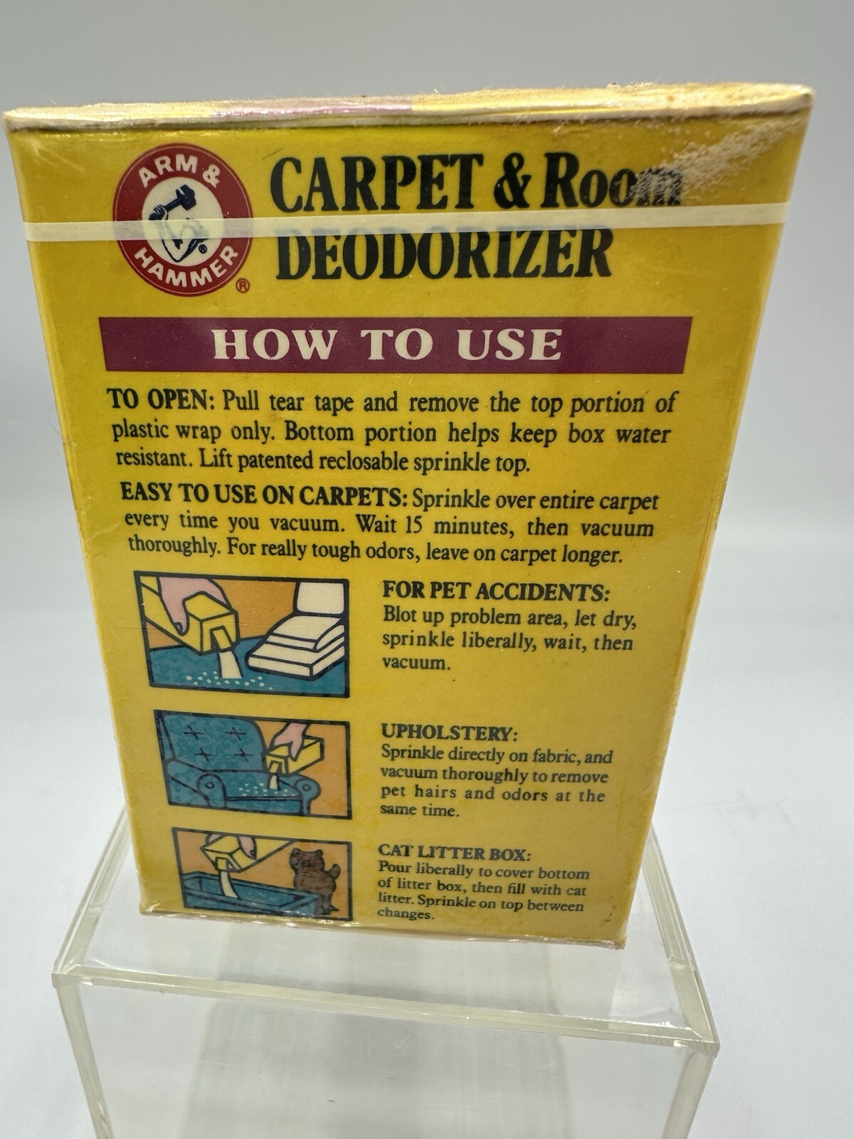 Arm & Hammer Carpet Deodorizer Potpourri Country Fresh Discounted Vintage NEW