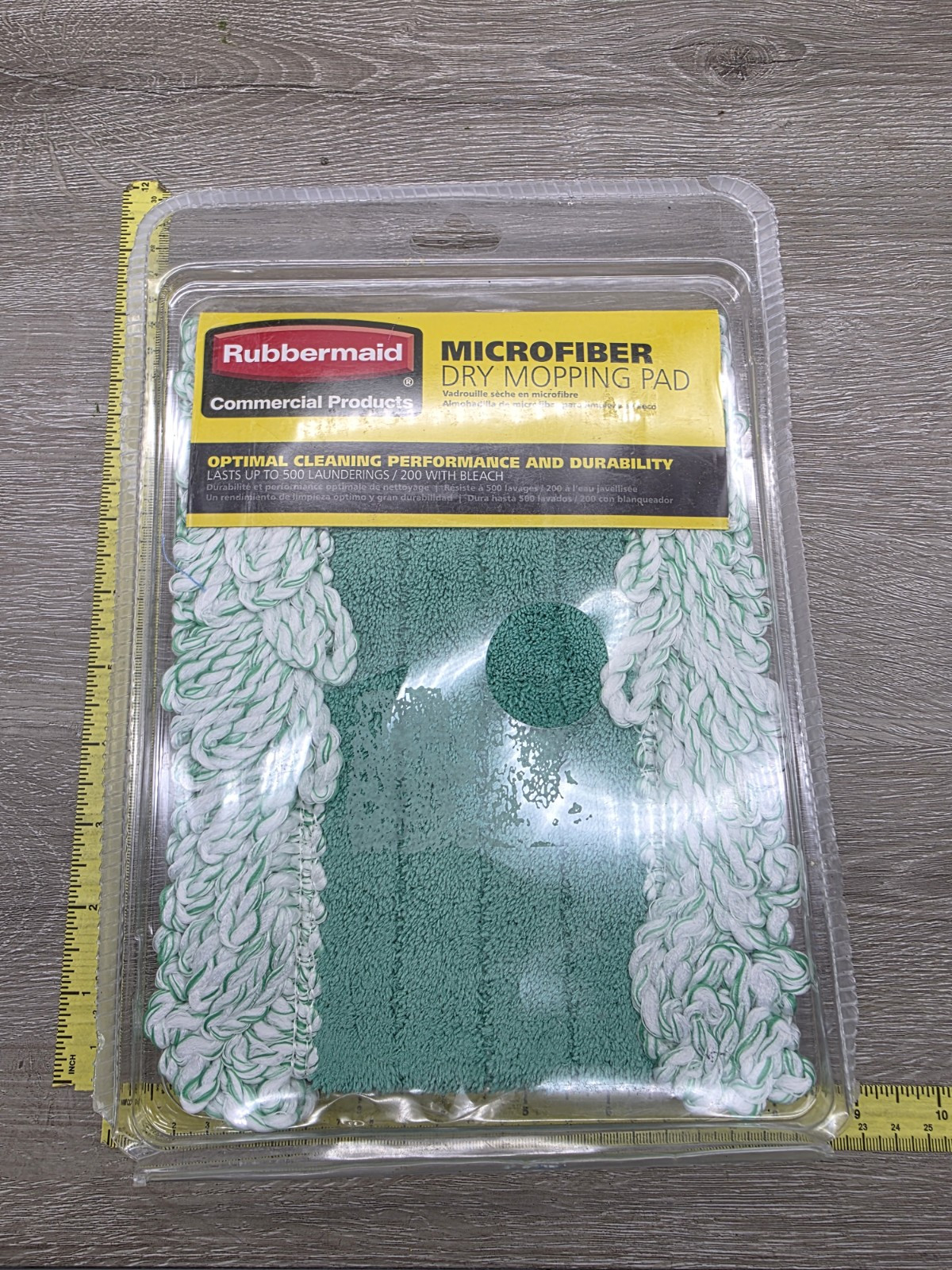 RUBBERMAID Microfiber Dust Mopping Pad #FGQ40820GR00