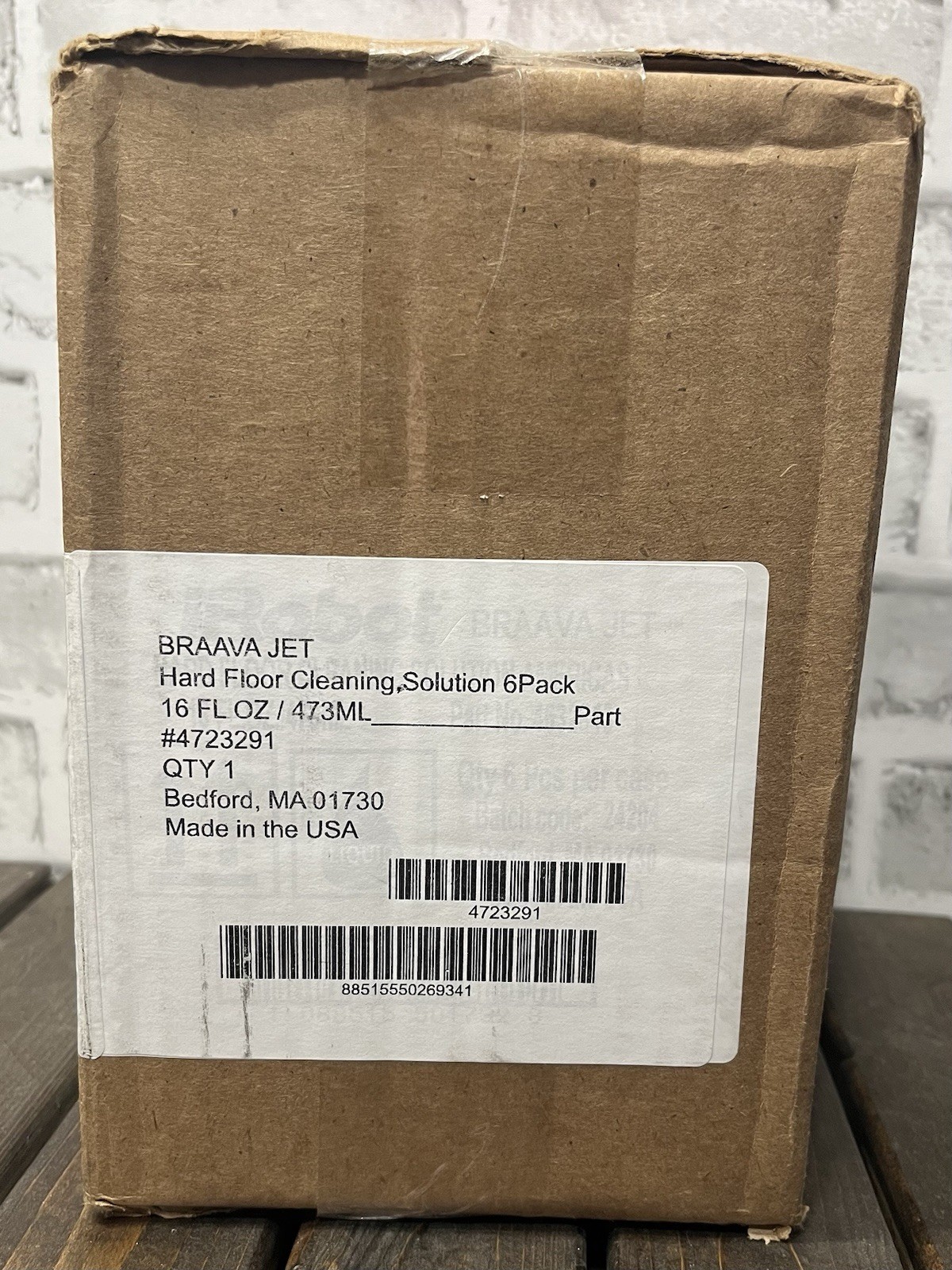 Box of 6 iRobot Braava Jet Hard Floor Cleaning Solution Refill 16 Fl Oz SEALED