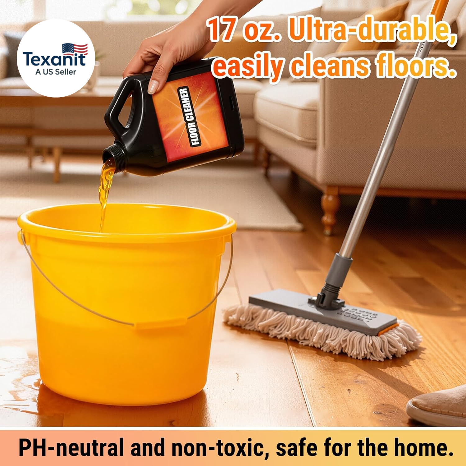 Tile Cleaner-Heavy Duty Solubrilho Floor Cleaner – 0.5L Heavy Duty Floor Cleaner