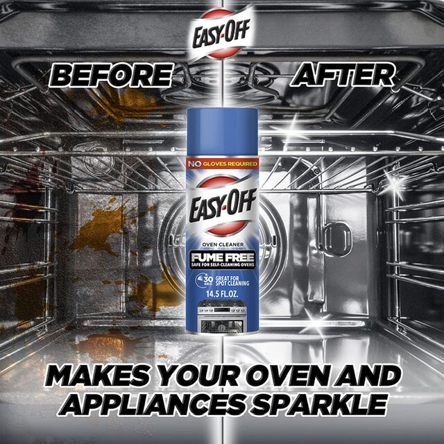 2 PACK Easy-Off Fume Free Oven Cleaner, Lemon 14.5 oz Can GREAT DEAL!!