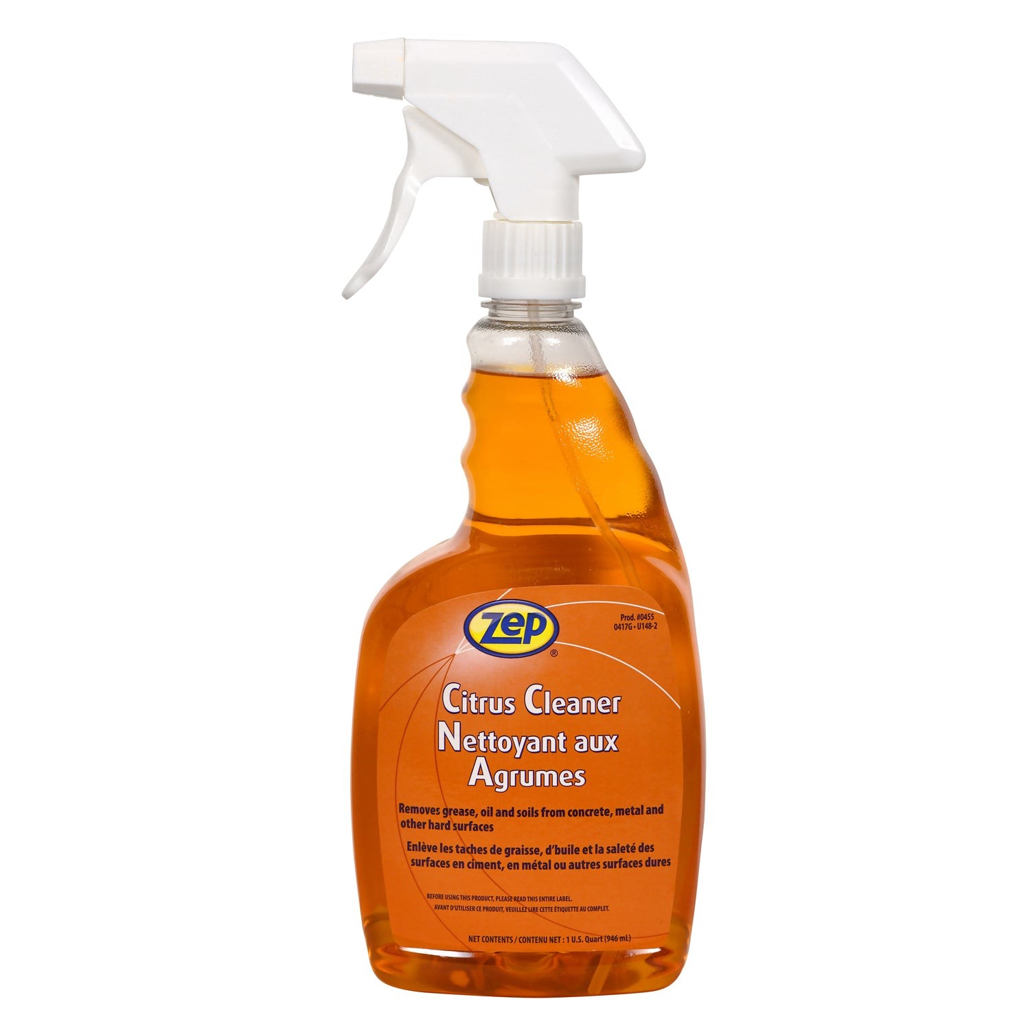 Zep Citrus Cleaner – 32 Ounce (Case of 12) 45501 – Removes Grease, Oil, and