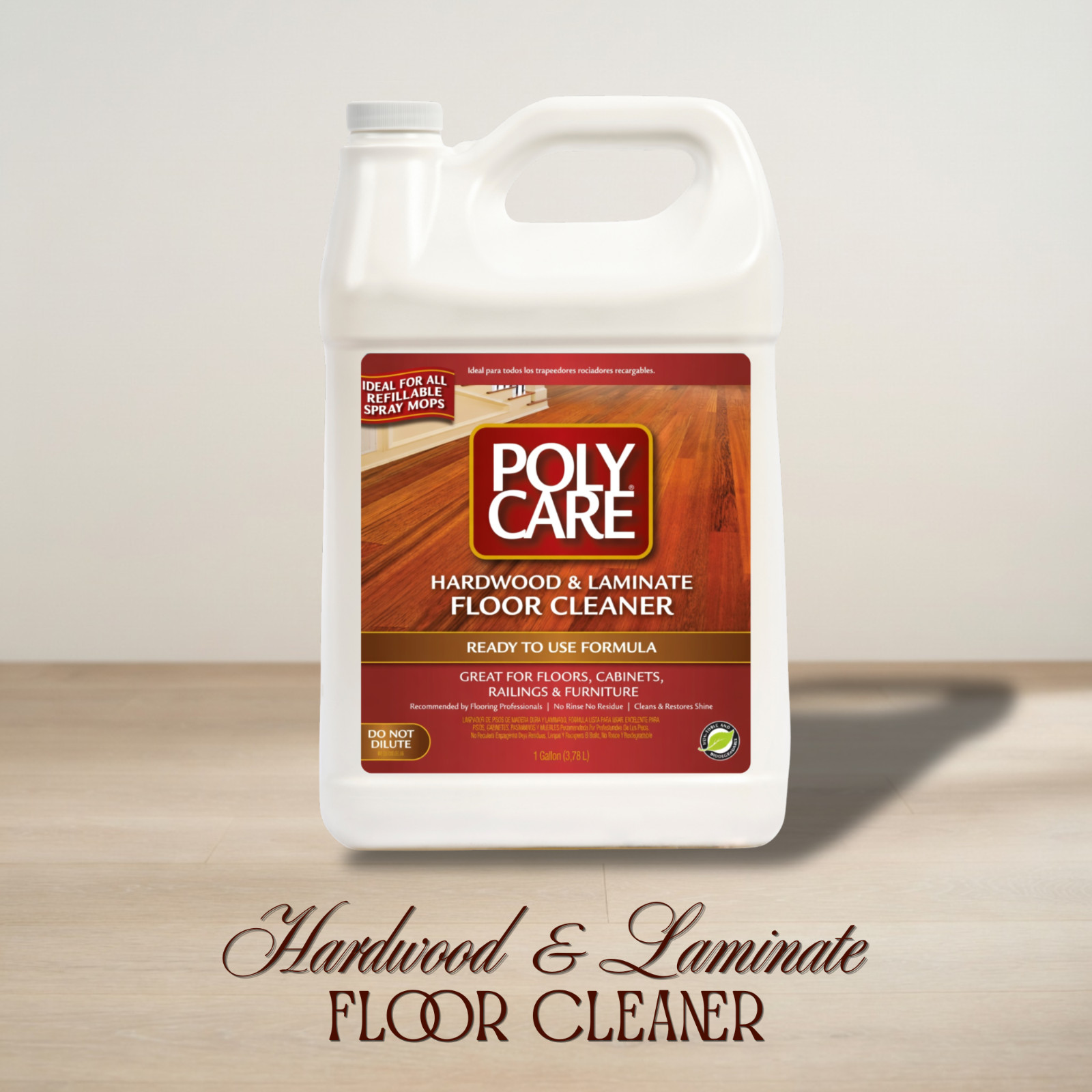 Poly-70031 Polycare Hardwood & Laminate Cleaner – Gallon Refill