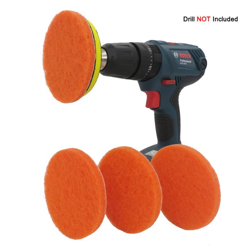 4 Inch 100mm Round Flocking Scouring Pad Cleaning Cloth Sanding Disc 240#-3000#
