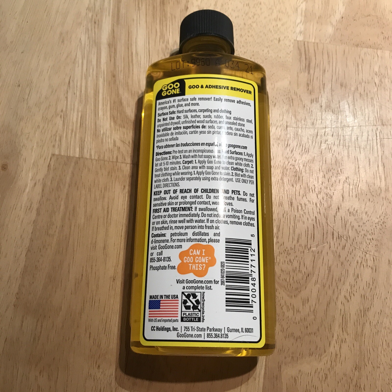 Goo Gone Adhesive Remover – 8 oz (2087)
