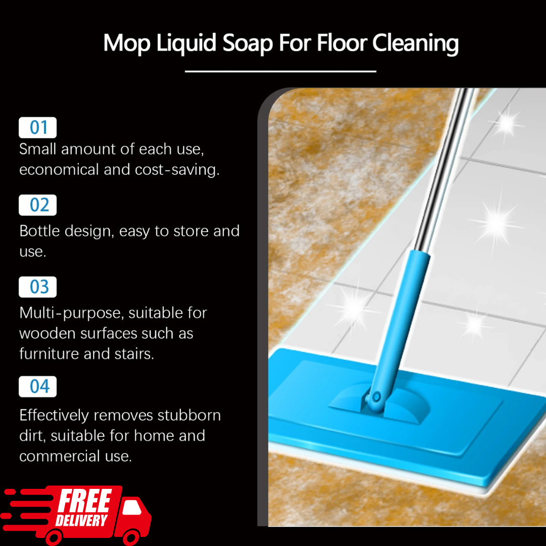 Mop Cleaning Soap 120ml Blyss Mop Soap Highly Scented Cleaning Liquid For Floor