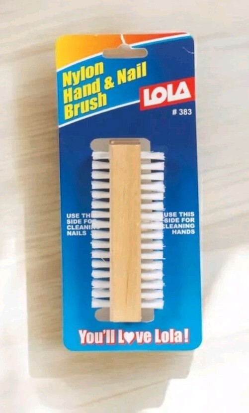 Wood Handle Nail & Hand Brush 3 L x 1.75 H x 1.25 W in.
