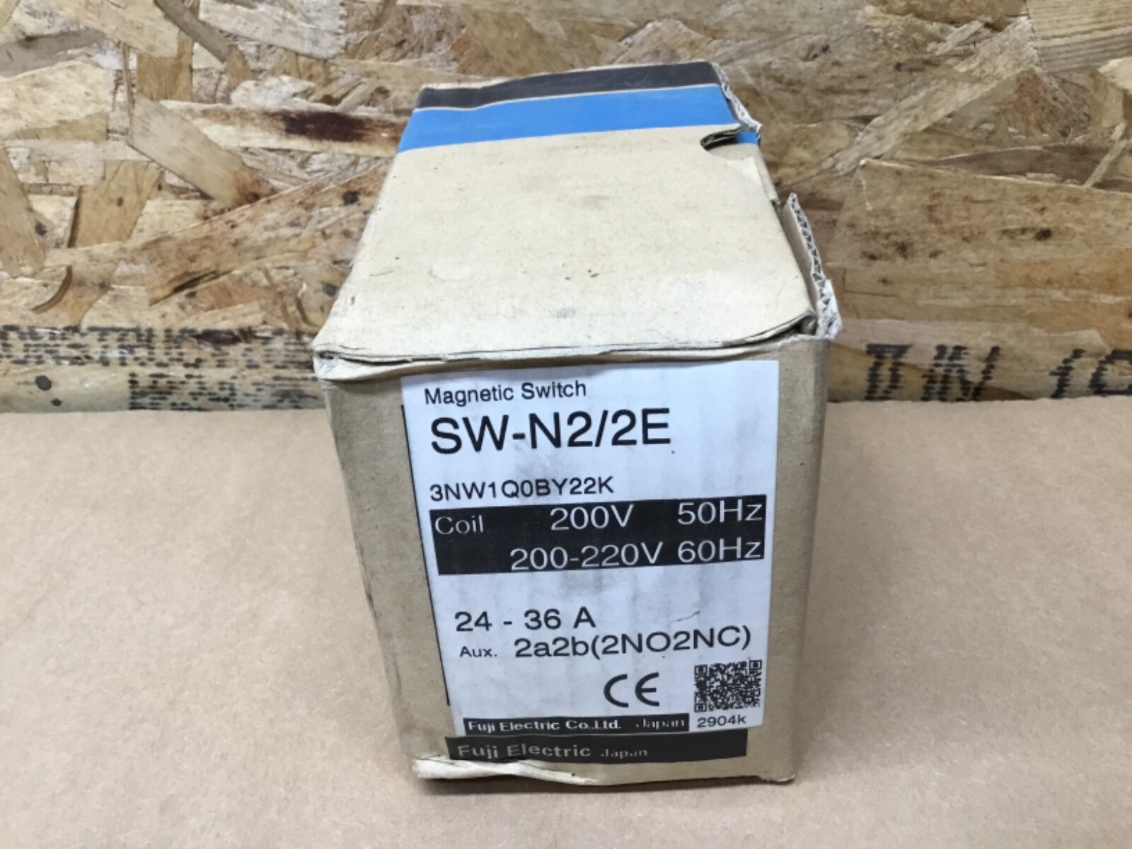 FUJI SW-N2/2E MAGNETIC SWITCH SC-N2 200-220V CONTACTOR 24-36A OVERLOAD #151A3