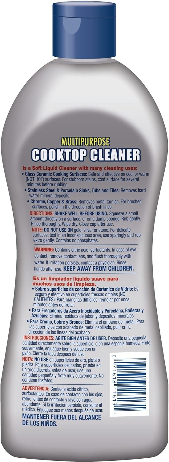(4PKS-13oz Bottle) Bar Keepers Friend Cooktop Cleaner FREE FAST SHIPPING!