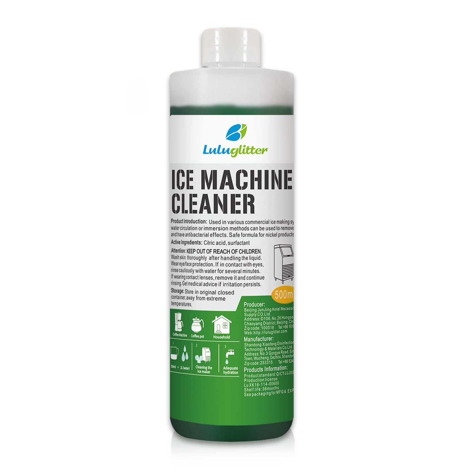 fl oz Ice Machine Cleaner and Descaler Compatible with Major Brands