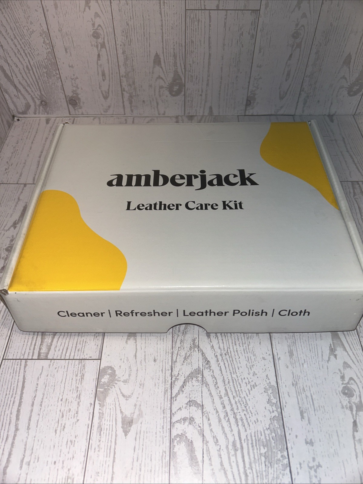 Brand New Open Box Amberjack Leather Care Kit Retails Clean, Refresh Polish