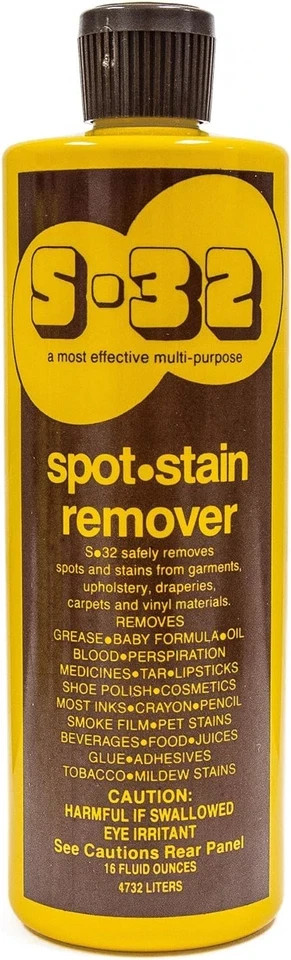 S-32 Spot Stain Remover, Safely Removes Stubborn Spots and Stains, Commercial Us