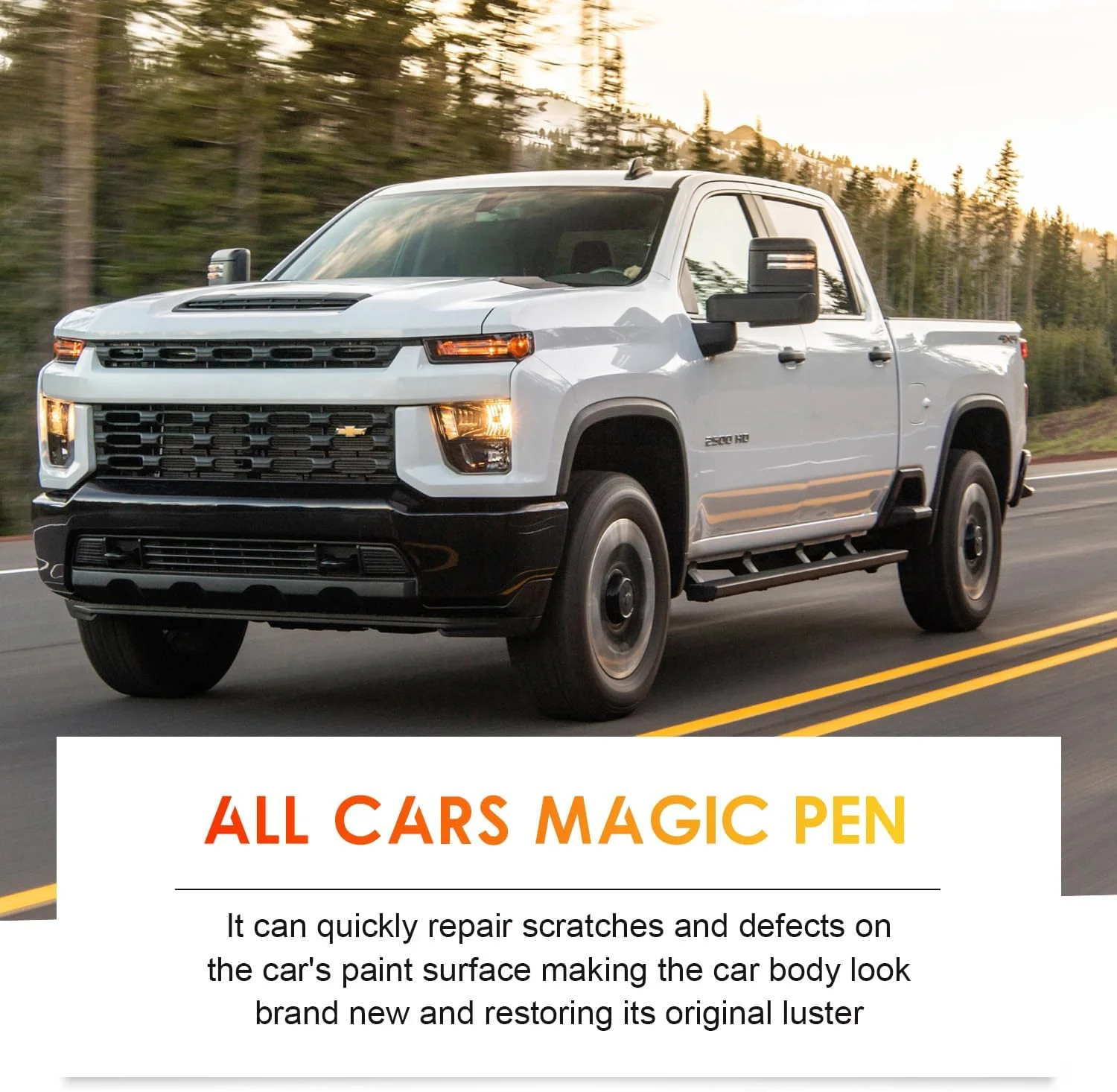 3Pack Weatherproof Magic Car Scratch Removal Pen,Auto Paint Repair Brush Kit,Car