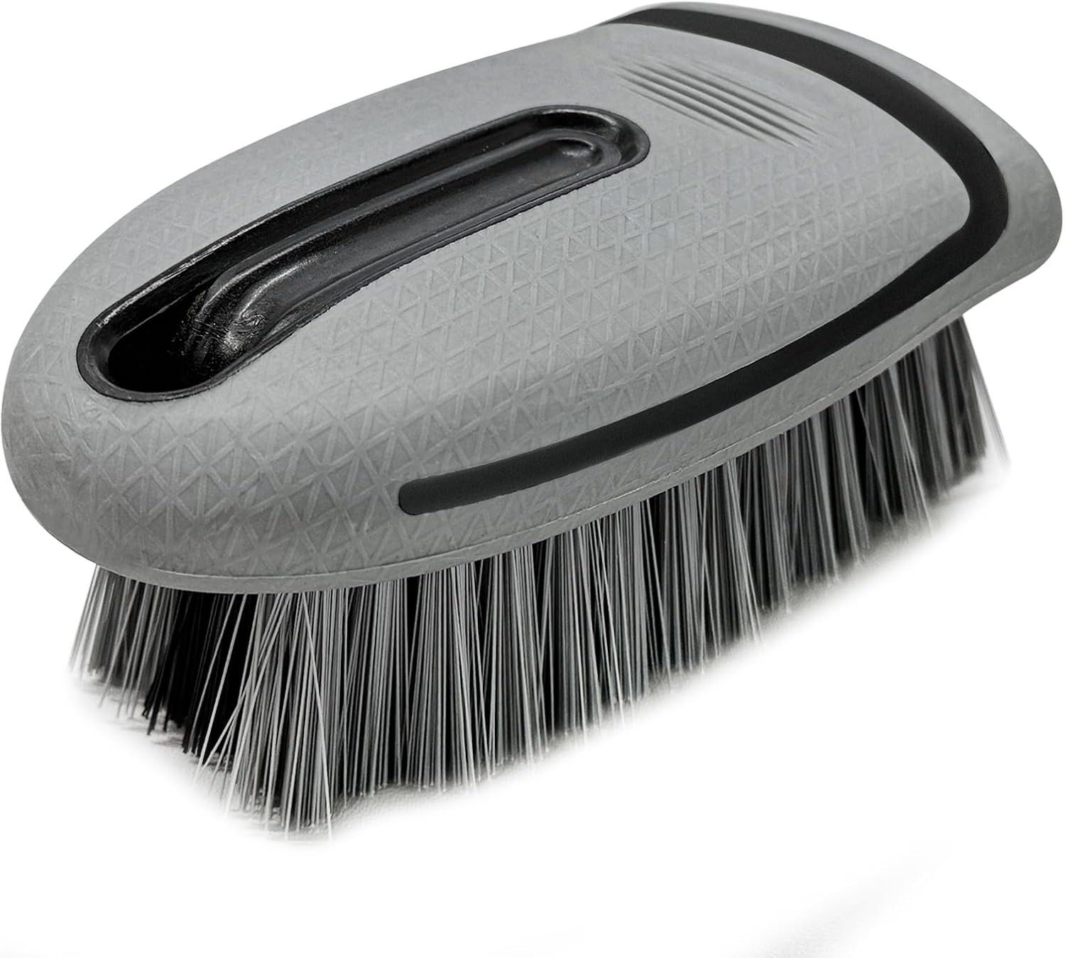 Carpet and Upholstery Cleaning Brush, Stiff Bristle Detailing Scrubber for Car I