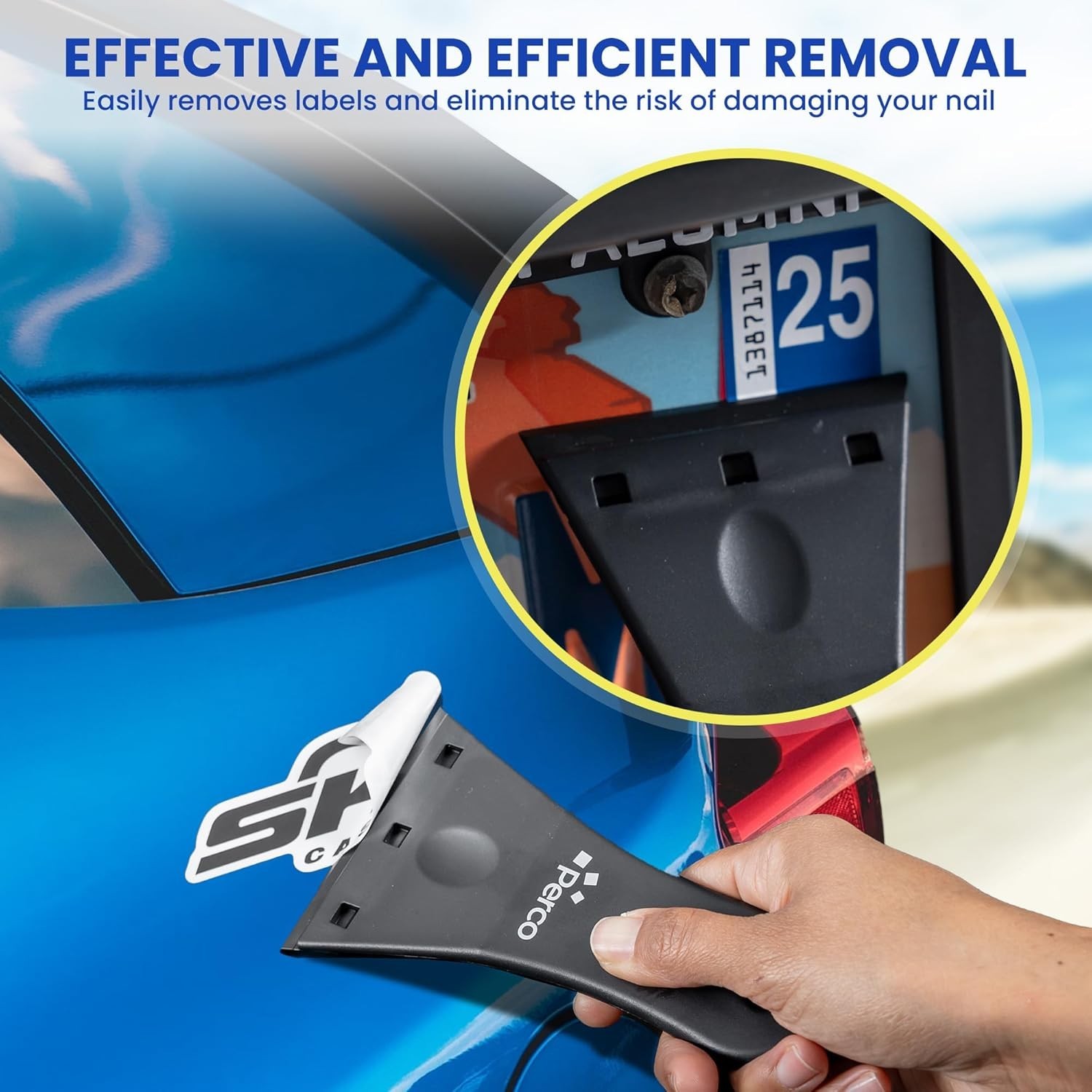 Glue Off Adhesive Remover Spray 10 fl oz with Scraper Car Sticker Residue