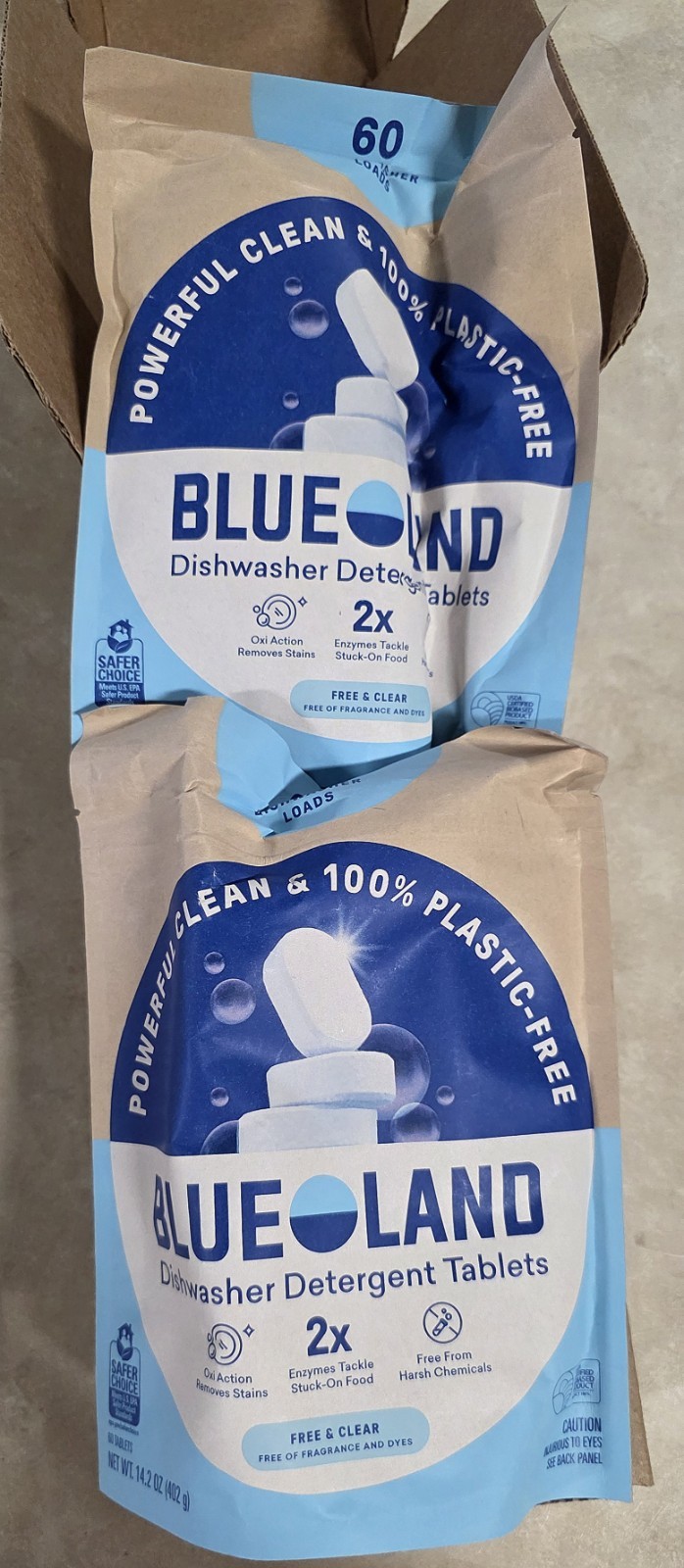 2-Pack of Blueland Dishwasher Detergent Tablets (60-count refills)