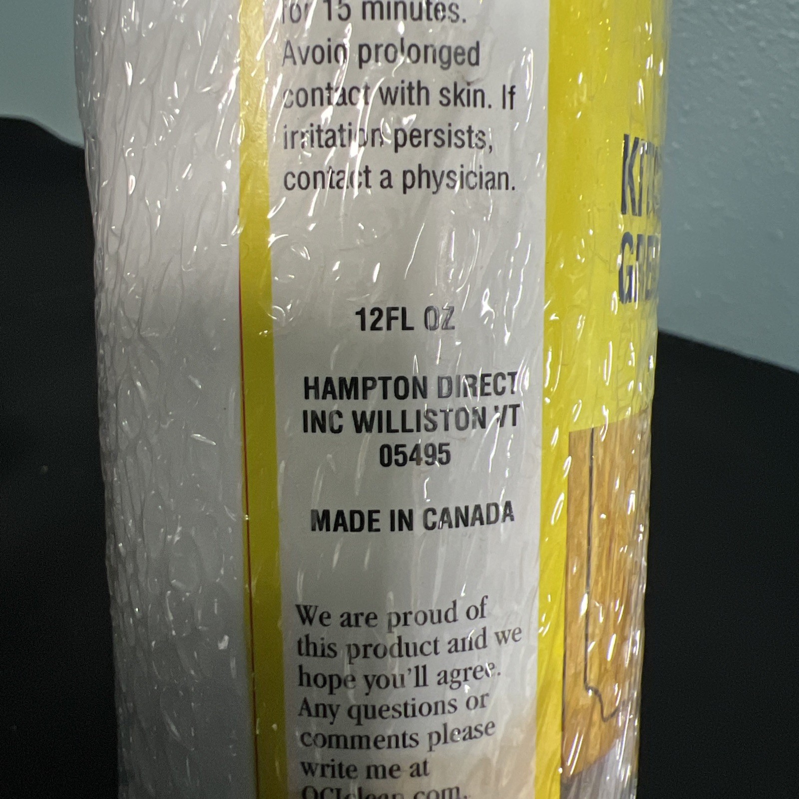 QCI Kitchen Cabinet Cleaner Grease Grime Remover Scratch Free Non Toxic – Canada