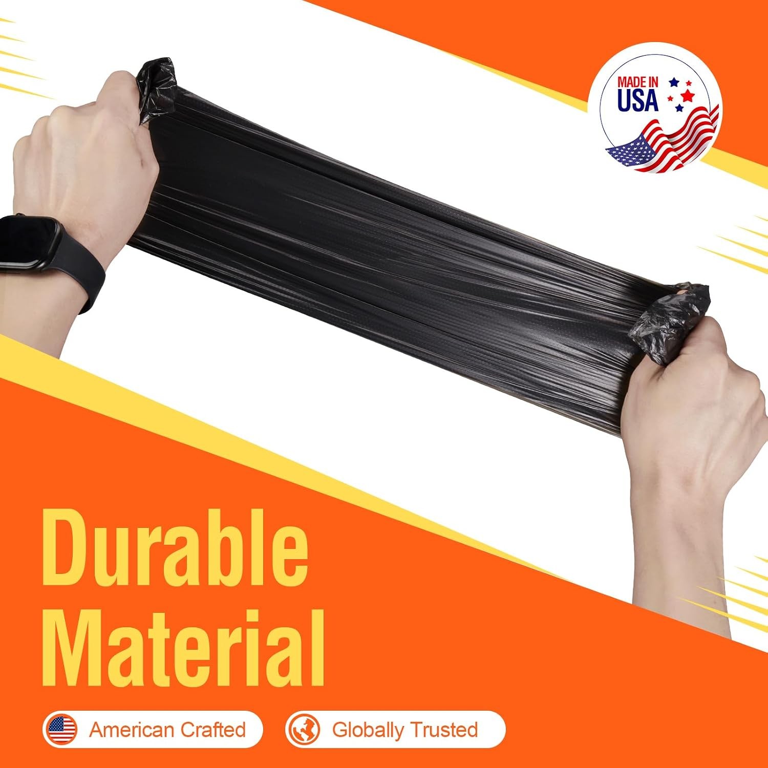 Delxo 30-33 Gallon Trash Bags, 250 Count ?C Medium Duty Garbage Bags, Thick, Du