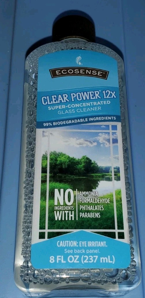 Melaleuca EcoSense Clear Power⭐️12x Concentrated Glass Cleaner 8 Oz & Pre Spot.