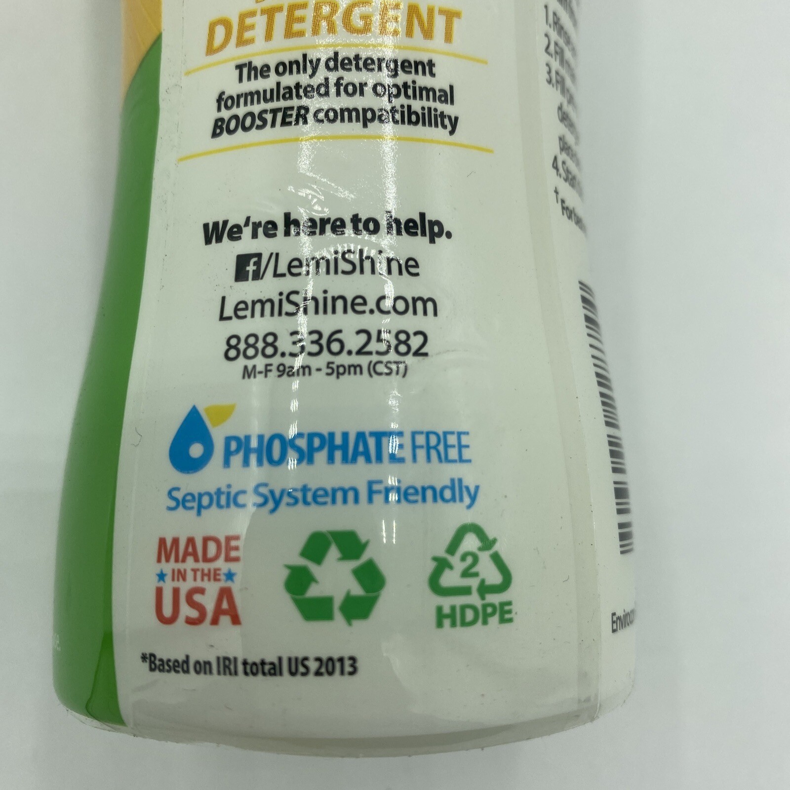 4 Lemi Shine Dish Detergent Booster 12 Oz Each ~ New, Free Shipping