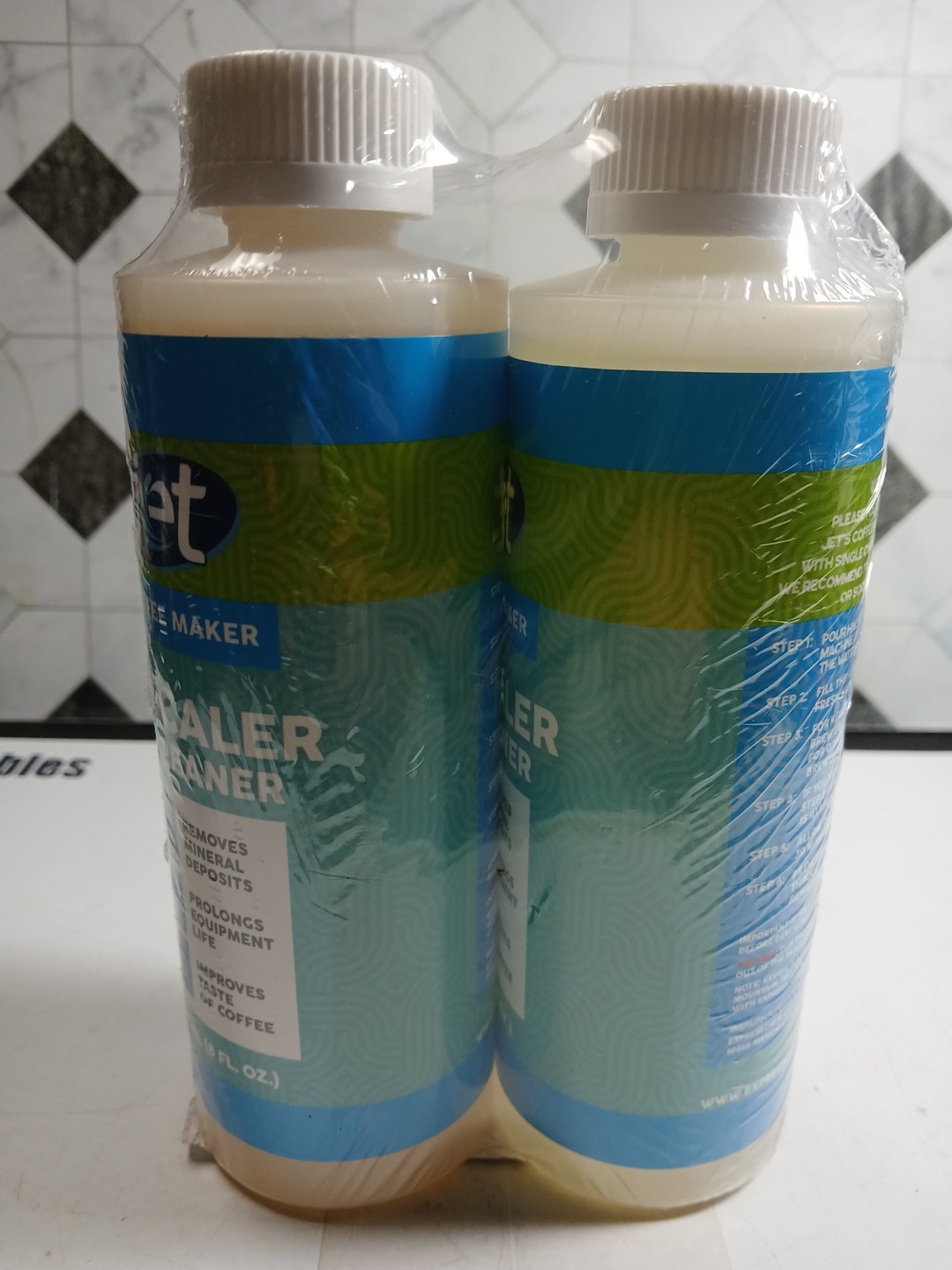 2×8 oz Jet Coffee Maker Cleaner, Descaler, Cofee Pot Cleaner,Keurig Cleaner