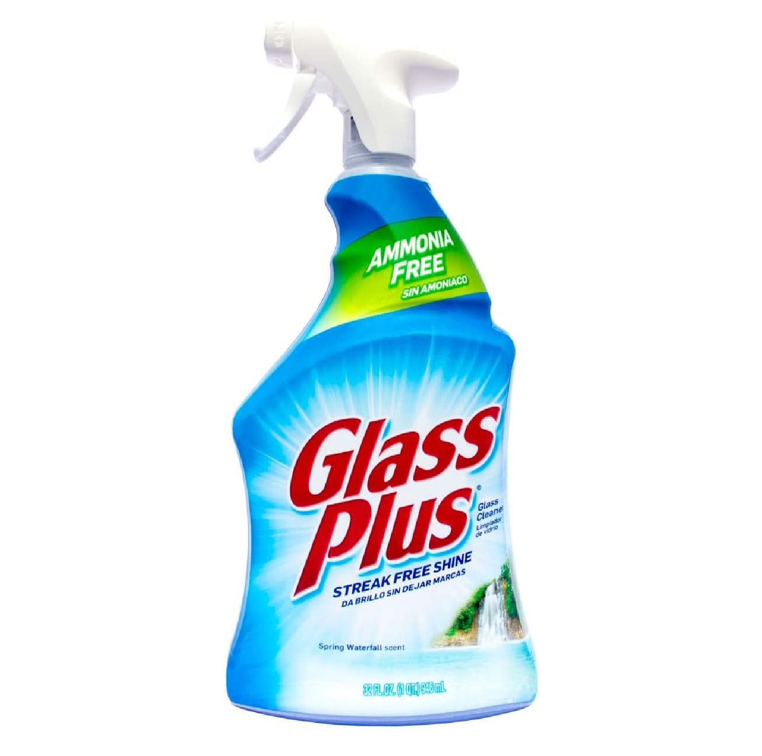 Glass Plus Glass Cleaner, 32 Fl Oz Bottle, Multi-Surface Glass Cleaner